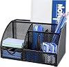 Multi-functional Stationery Storage, Desk Organizer, Pen Holder, Desk, Storage Case, Stationery Storage, Small Items, Pencil Cylinder Organization, Office Supplies, Storage, Office, Metal Material 7