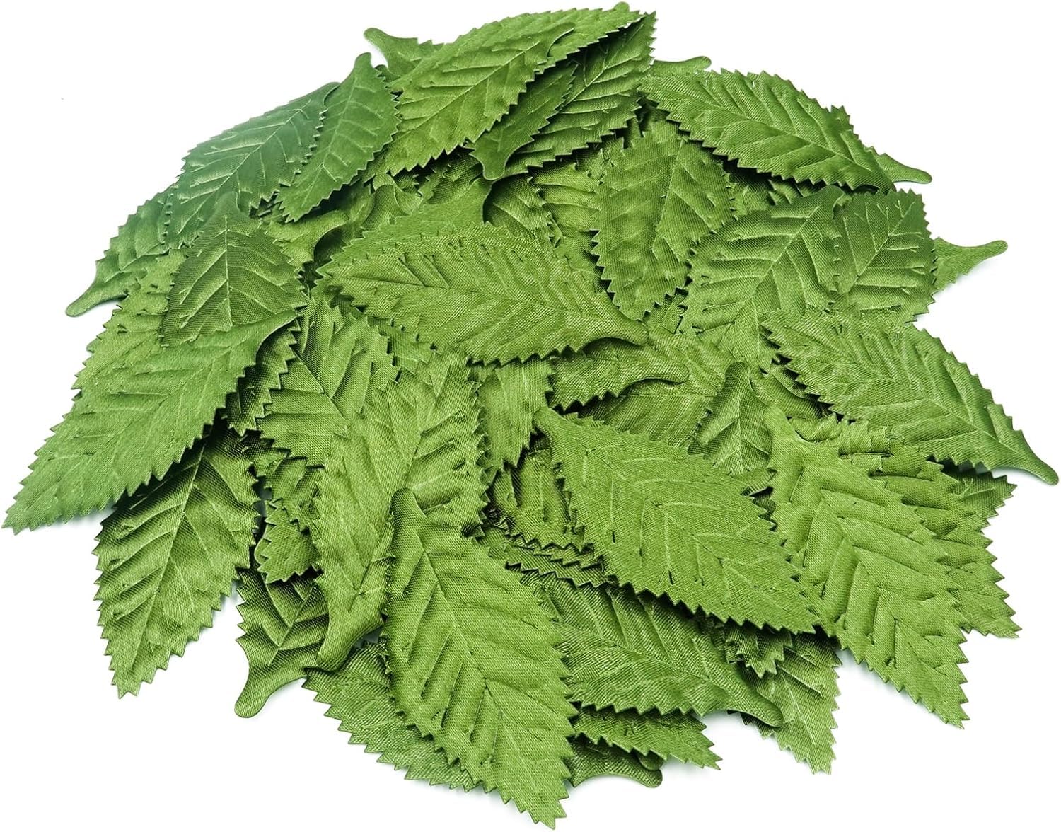 MWOOT 100 foglie artificiali dorate, foglie di rosa finte per artigianato, in finta seta, per fai da te, scrapbooking, biglietti, ghirlande, bouquet, feste nuziali, festival, centrotavola, decorazione