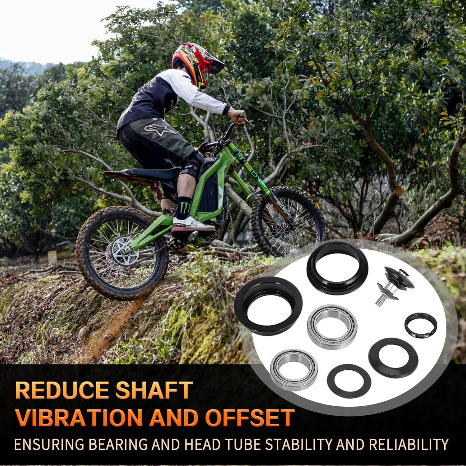 Motorcycle Headset Fork Bearing Kit for Surron Light Bee X, Sur Ron Off-Road Dirtbike Original Motorcycle Accessories Sur-Ron Parts