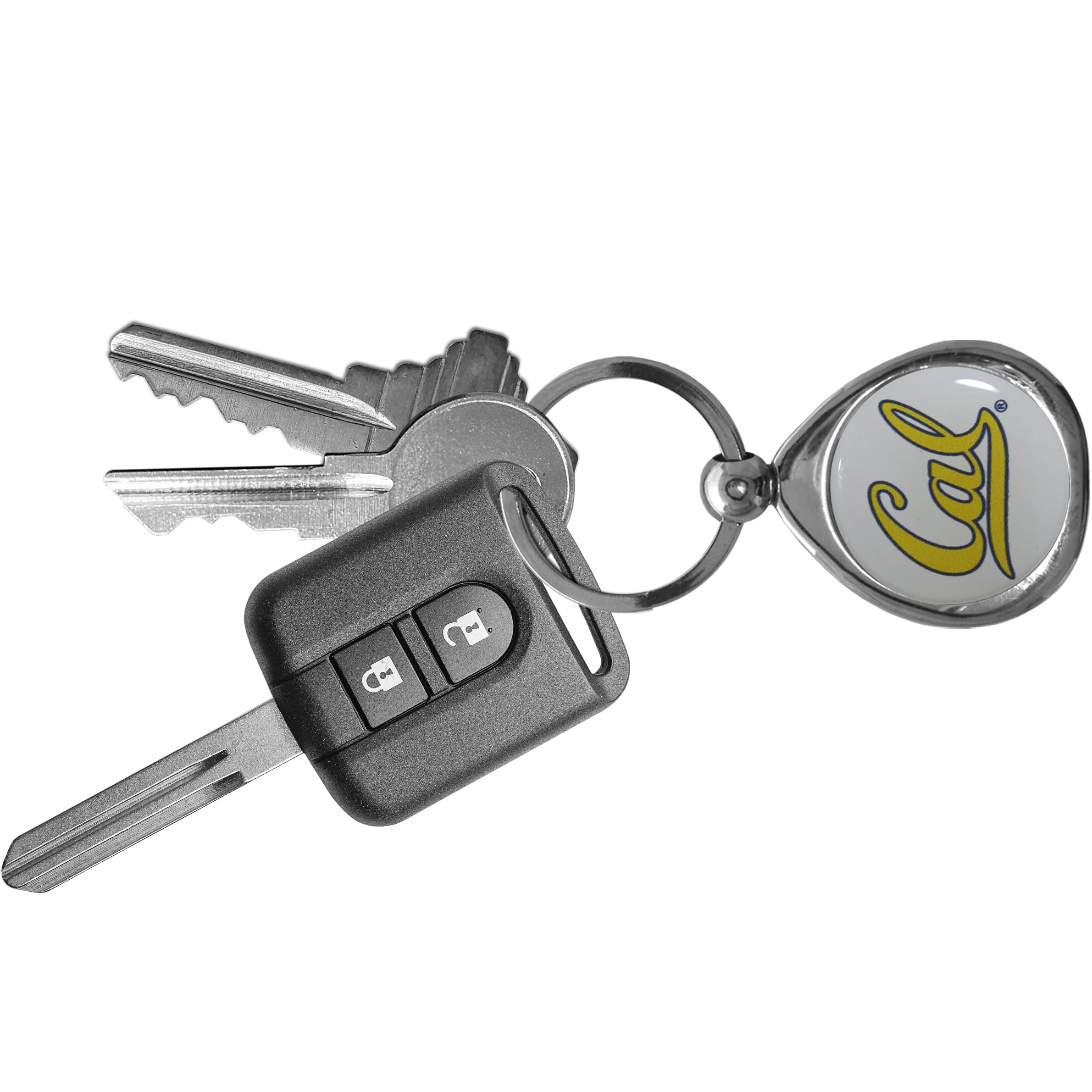 NCAA Siskiyou Sports Fan Shop California Golden Bears Chrome Key Chain One Size Team Colors
