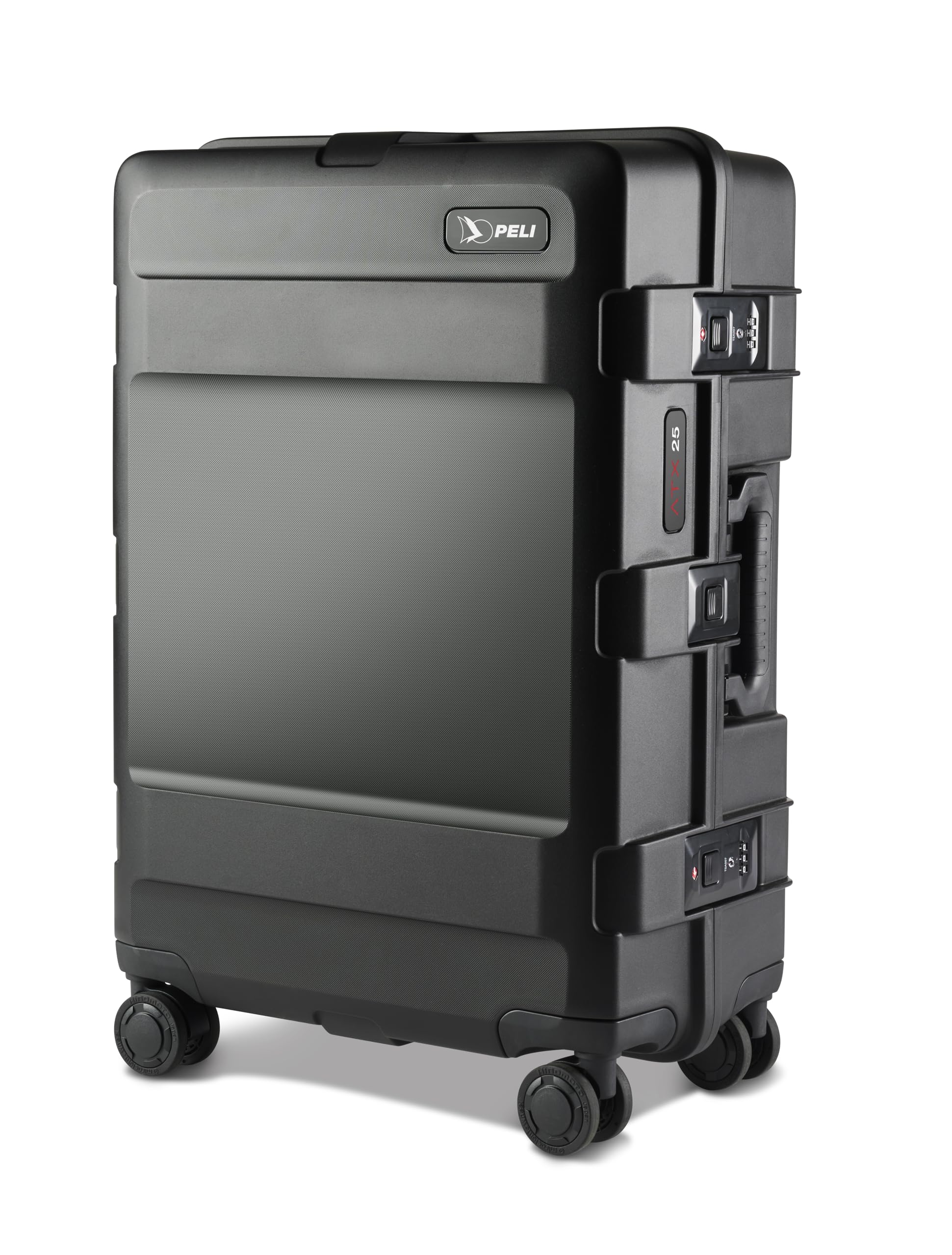 PELI ATX 25 Carry On Suitcase - Premium Hard Case Waterproof & Dustproof 70L Black