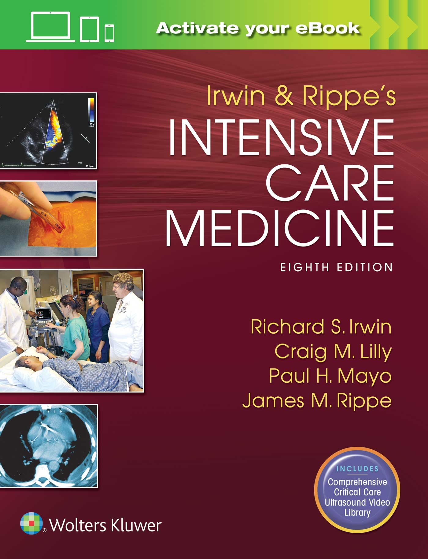 IRWIN AND RIPPES INTENSIVE CARE MEDICINE 8ED (HB 2018)