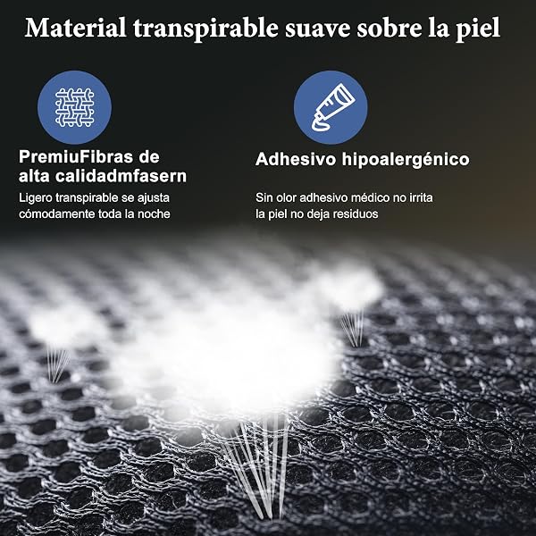 Cinta Bucal para Dormir 100 Piezas, Anti Ronquidos Tiras Bucales Antirronquidos, Mouth Tape for Sleeping, Desarrolla el Hábito de la Respiración Nasal - 3
