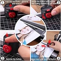 Vista 5 de Máquina laminadora para A3/A4/A6, YE381 Máquina laminadora térmica y fría de 13 pulgadas para uso en casa, oficina, escuela, profesor, con 50