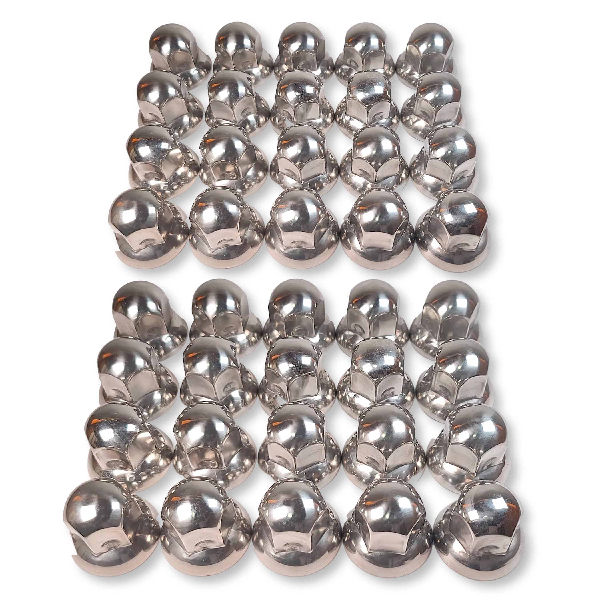 ナットキャップ33mm★ステンレス製上品な鏡磨き★ISO規格33mm各種★40個 ナットキャップ専門☆ステンレス鏡磨き☆ISO規格33mm用各種☆16