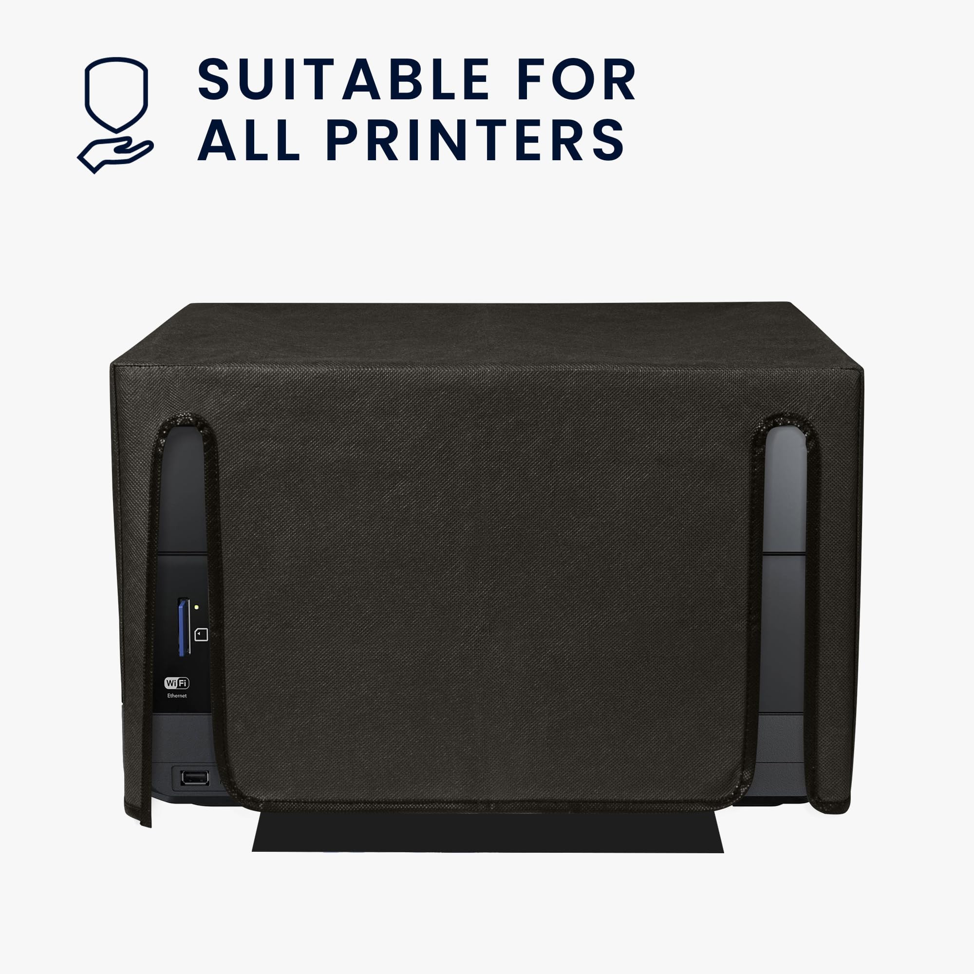 kwmobile Osłona przeciwpyłowa kompatybilna z Epson Expression Premium XP-7100 - etui na drukarkę, pokrowiec ochronny z tkaniny, ciemnoszary