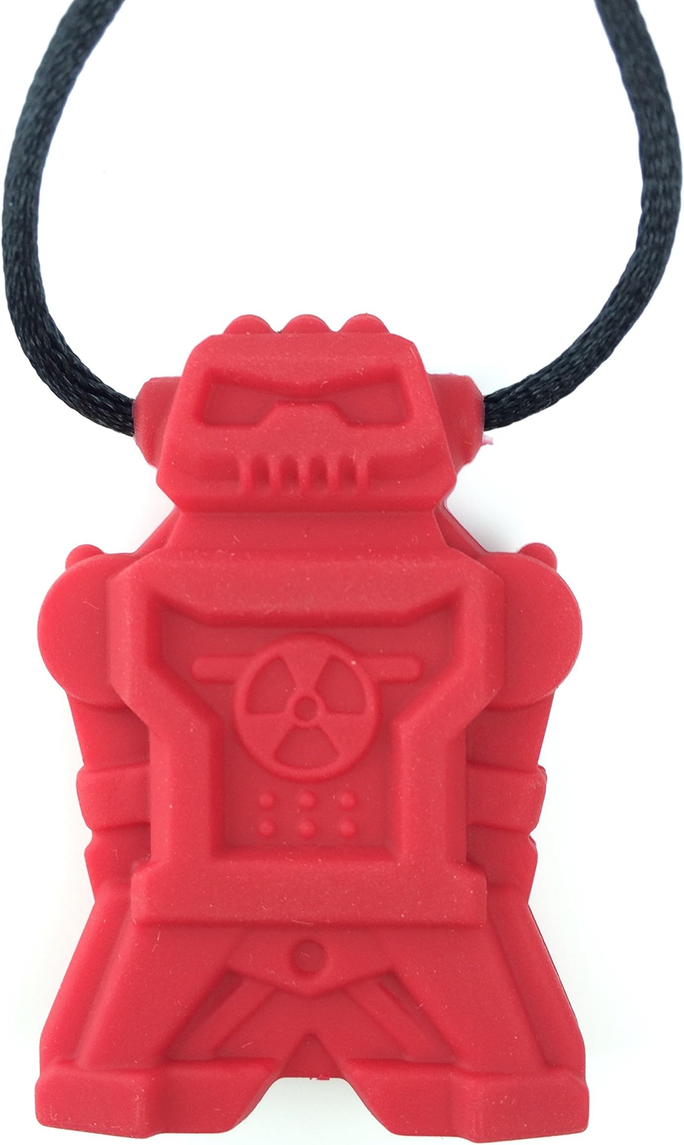 ChuBuddy Chewy Robotz Pendant- Red | for Sensory, Autism, ADHD, Ages 3+