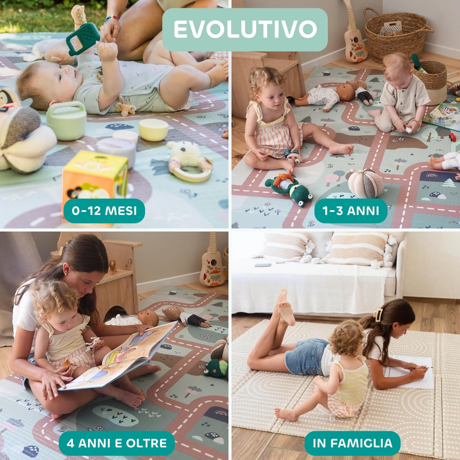 BÉABA Set Pappa Bebè – Regalo Nascita Completo da 4 Mesi, Piatti Inox Microonde, Posate Ergonomiche, Bavaglino a Maniche, Scatola Ricordo, Materiali Sani e Duraturi – Verde Salvia