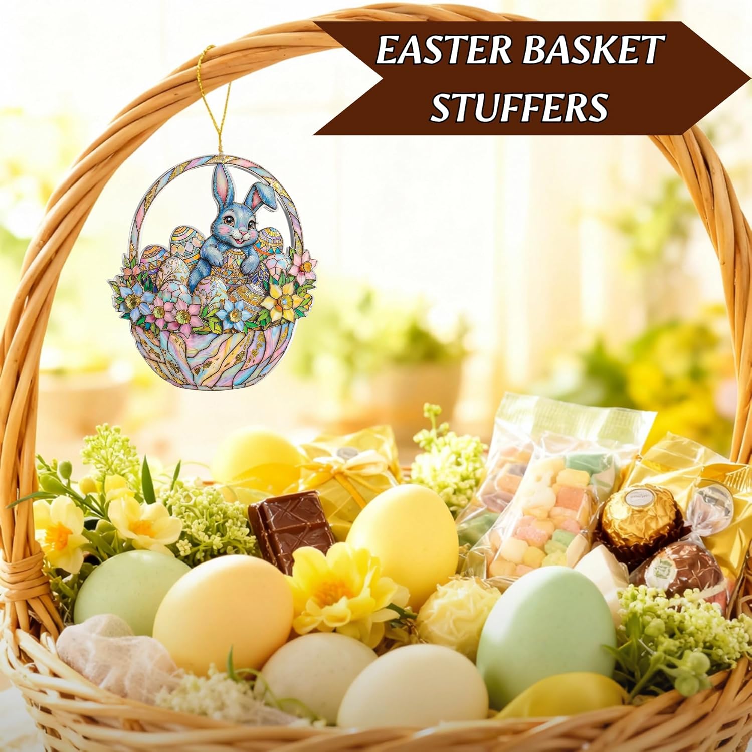 Easter Decor, Easter Basket Stuffer, Easter Bunny Ornament, Bunny Decorations, Religious Gifts, Faith Inspired Spring Decor, Meaningful Holiday Keepsake, Religious Ornament for Women - Image 8