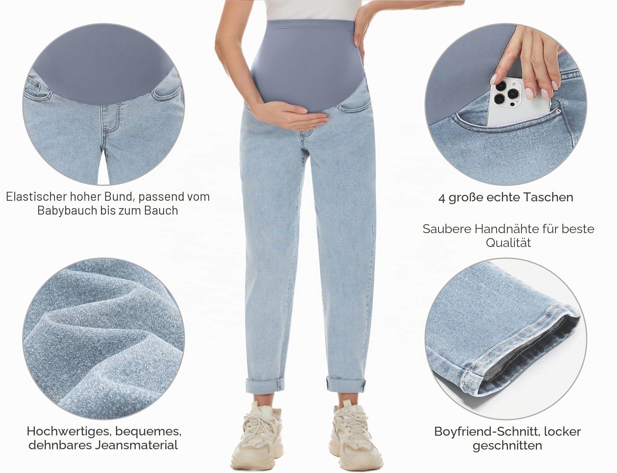 POSHGLAM Damen Boyfriend C-mb062