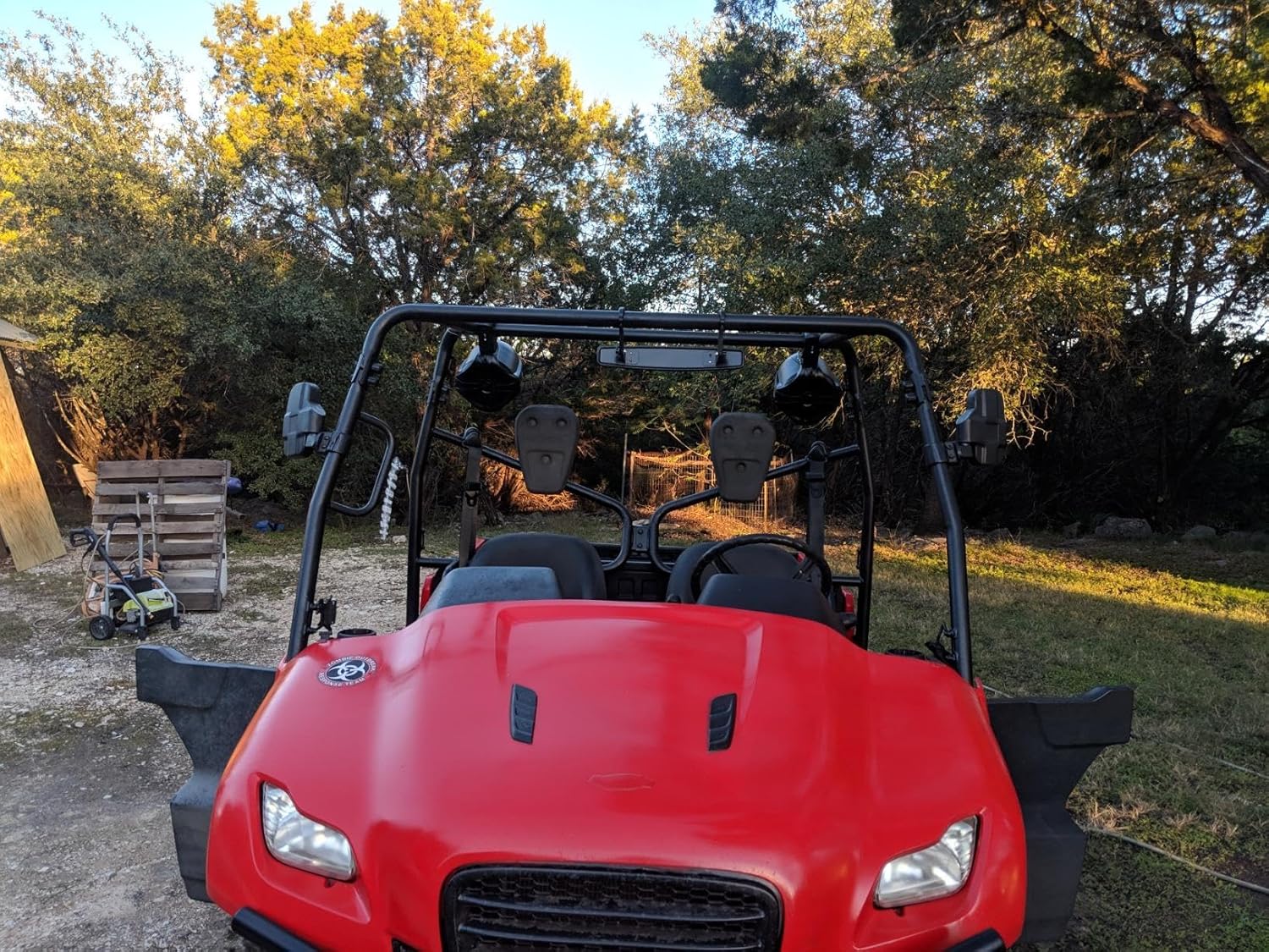 SDX Pro Audio Wireless Marine Speakers 6.5” (Pair) – 350W Bluetooth Rechargeable Boat & Wakeboard Tower Speakers, No Wiring, Waterproof, Fits Roll Bars