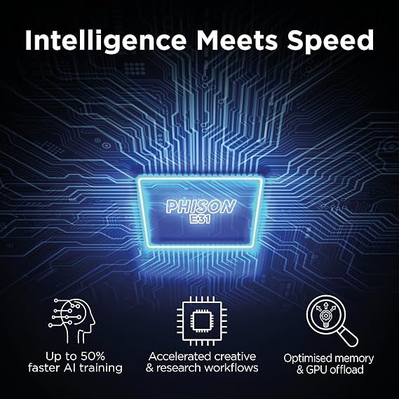 Integral EDGE Gen 5 1TB PCIe 5.0 M.2 2280 NVMe SSD, Ultra-Fast 10,200 MB/s Read & 8,300 MB/s Write - IOPS 1.3M/1.5M, Rapid Gaming, 4K/8K Video Editing, AI Creation & 3D Rendering & Enhanced Boot Times