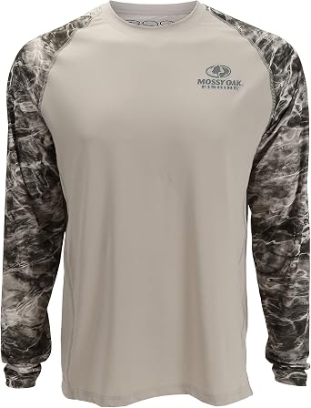 EAG Elite Mossy Oak Elements Long Sleeve Performance Fishing Shirt