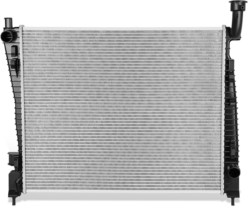 Radiador de alumínio 1 fileira DNA MOTORING CU13200 para Dodge Durango e Jeep Grand Cherokee – 1 unidade