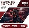 Hocico de monstruo Hell Hound, látex aterrador para perros grandes Halloween | Hocico de látex aterrador con correas ajustables para perros medianos/grandes; ayuda a disuadir ladridos y mordisqueo 5