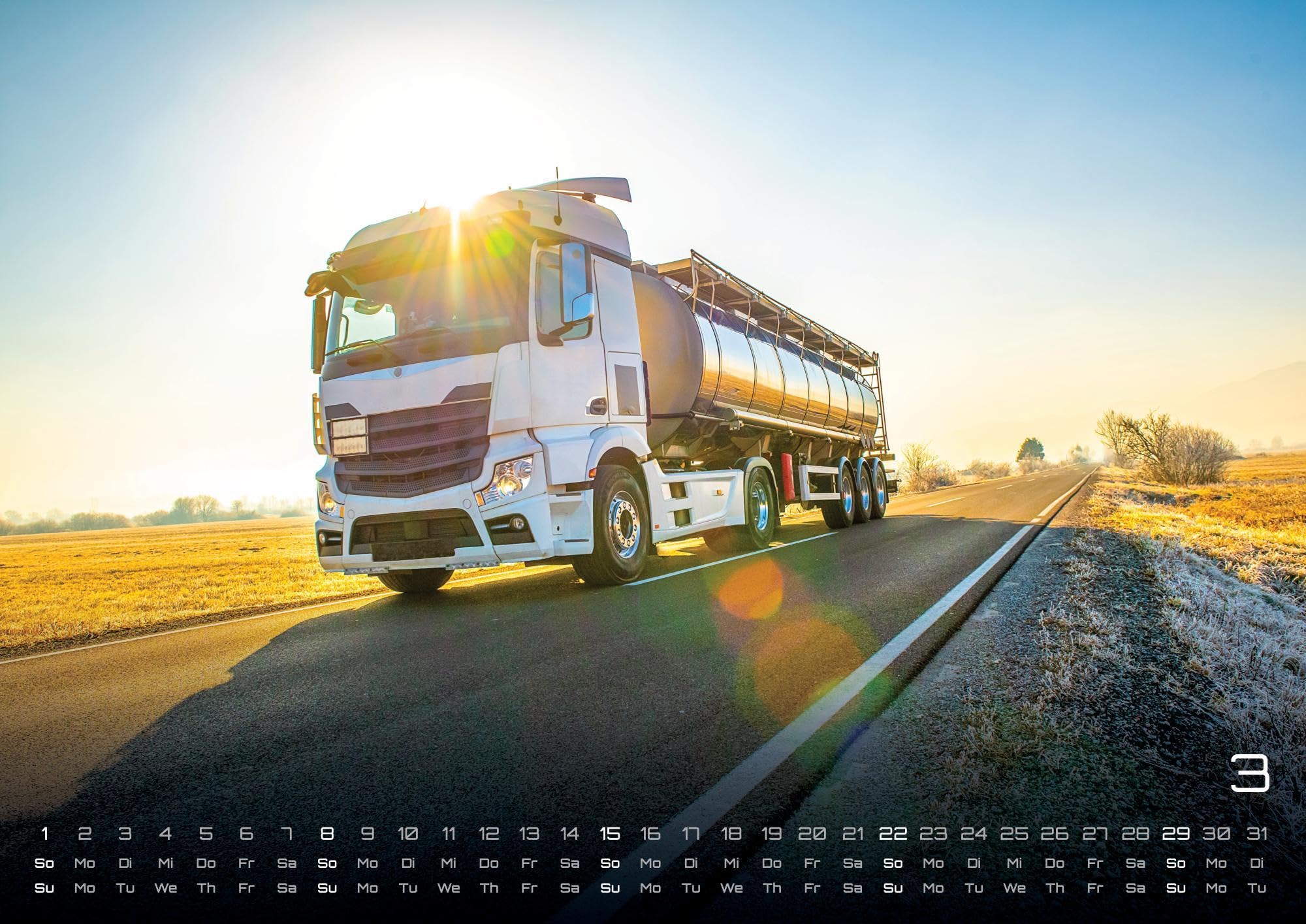 Trucks - Könige der Straße - LKW - 2026 - Kalender DIN A2: Der Wandkalender mit den besten LKW's auf unseren Straßen für das Jahr 2026 im extragroßen Format DIN A2 (ca. 60 x 42 cm)!