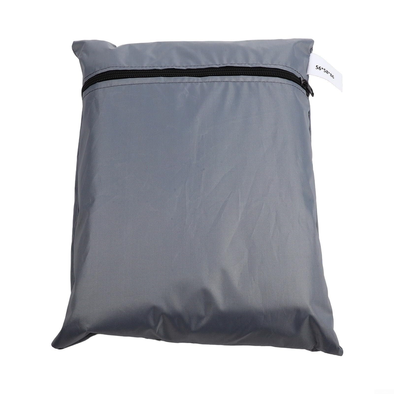 RichVibe Strapazierfähige Outdoor-Kühlschrankabdeckung aus 210D-Oxford-Gewebe mit wasserdichter Beschichtung, elastischer Saumkordel und Schnallenriemen für sicheren Sitz, zwei Front-Reißverschlüsse
