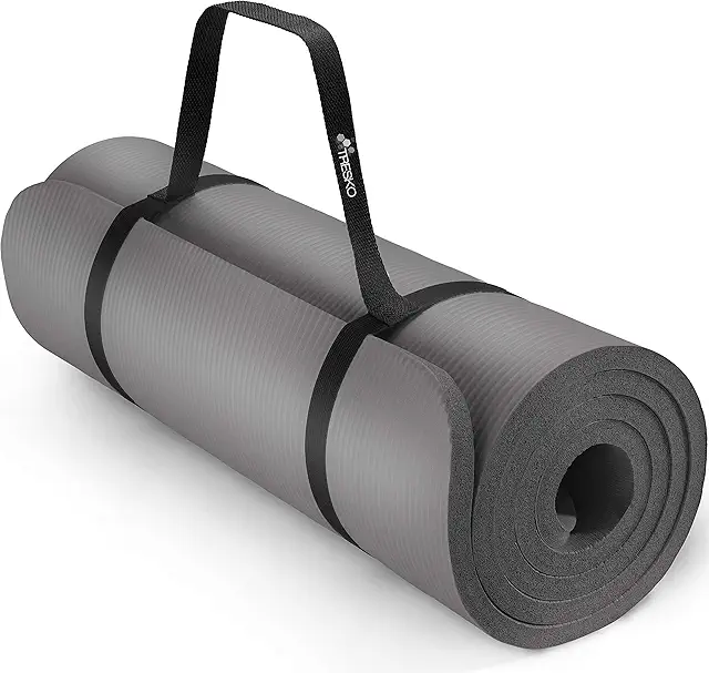 TRESKO® Fitness Yoga Mat | NBR Foam | Multiple Sizes & Colors