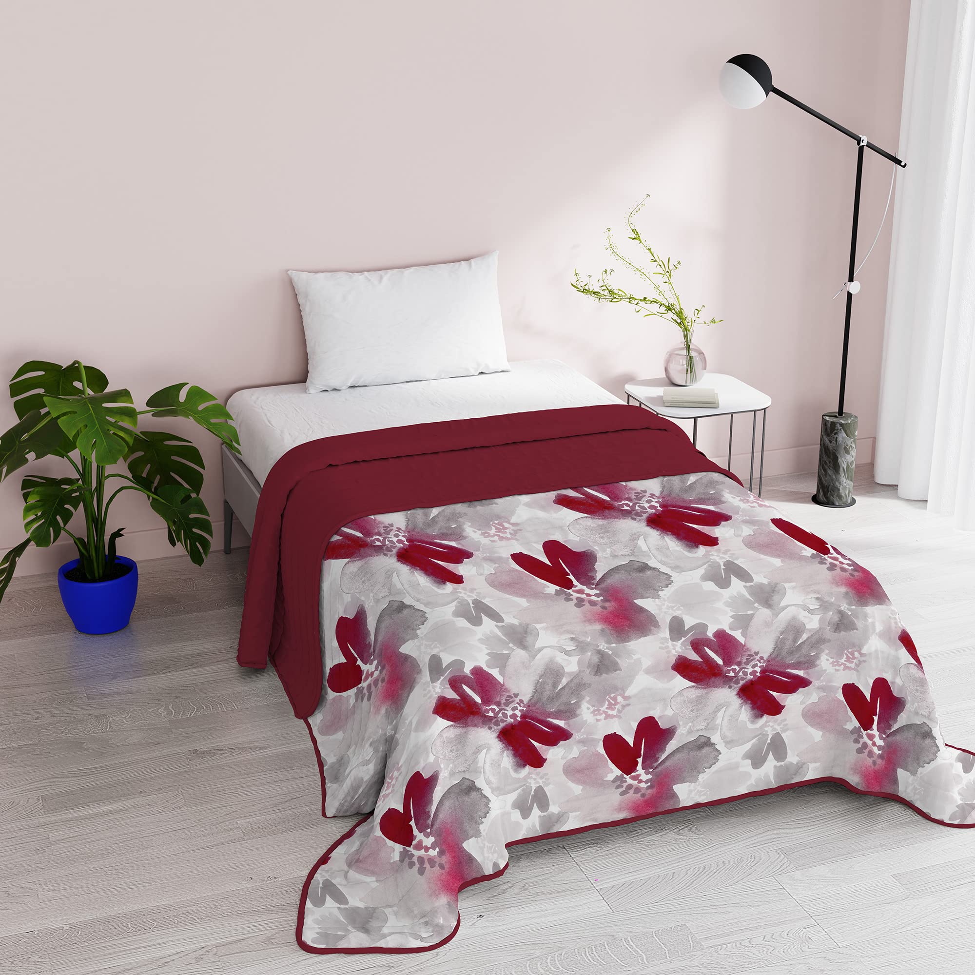 Italian Bed Linen “ Fantasy” Summer Quilt, Passion, Single
