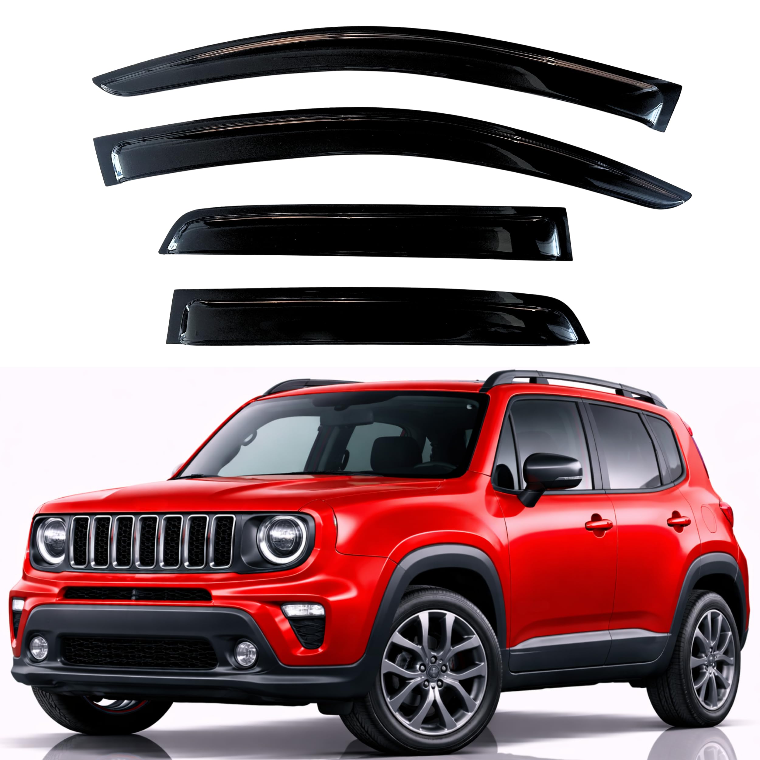 KPY Rain Guards Fit for 2015-2024 Jeep Renegade
