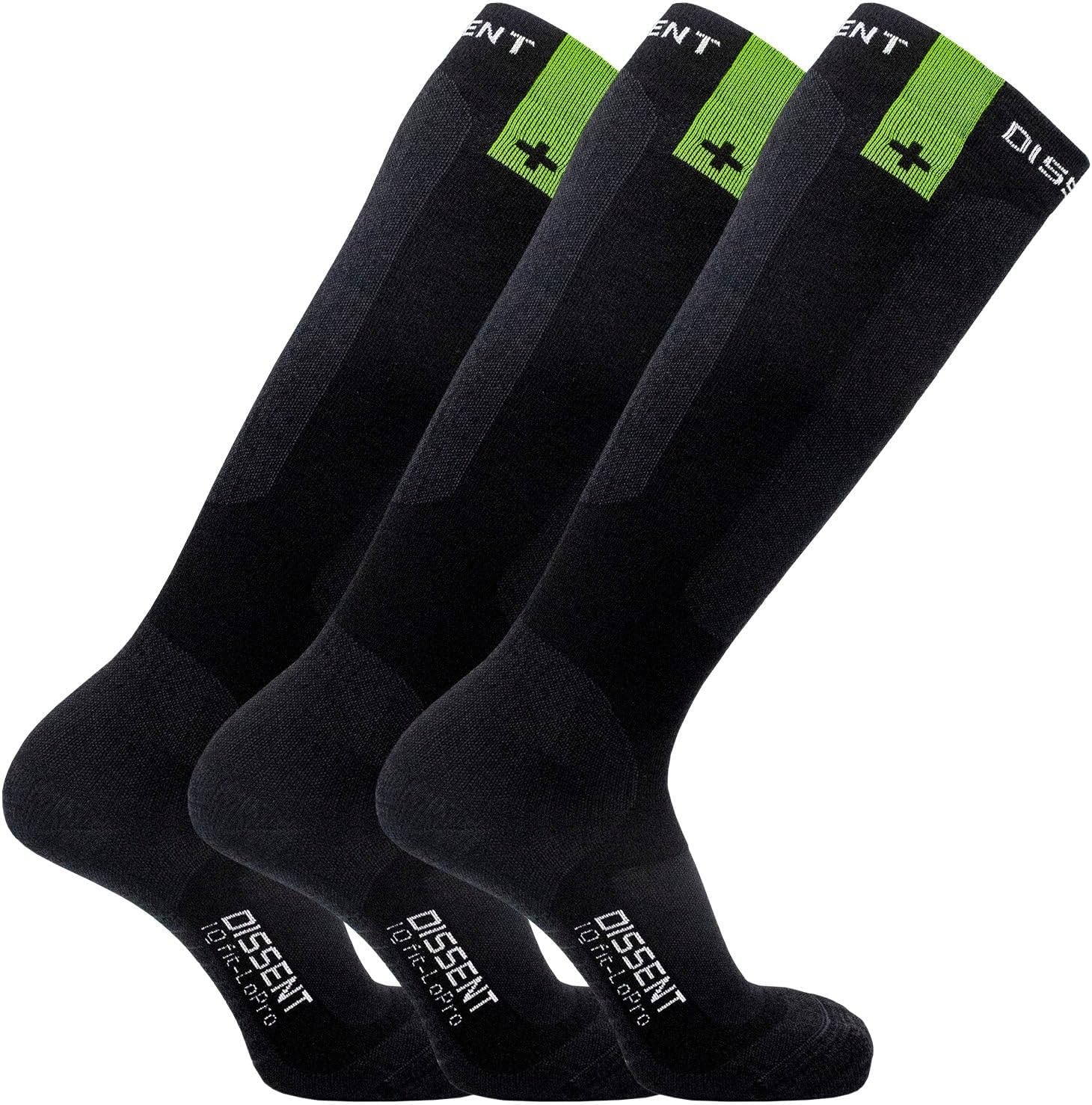 DISSENT Unisex Iq Fit Lopro High-performance Low-profile Padded Warm Over the Calf All-day Merino Wool Ski Socks - Image 7
