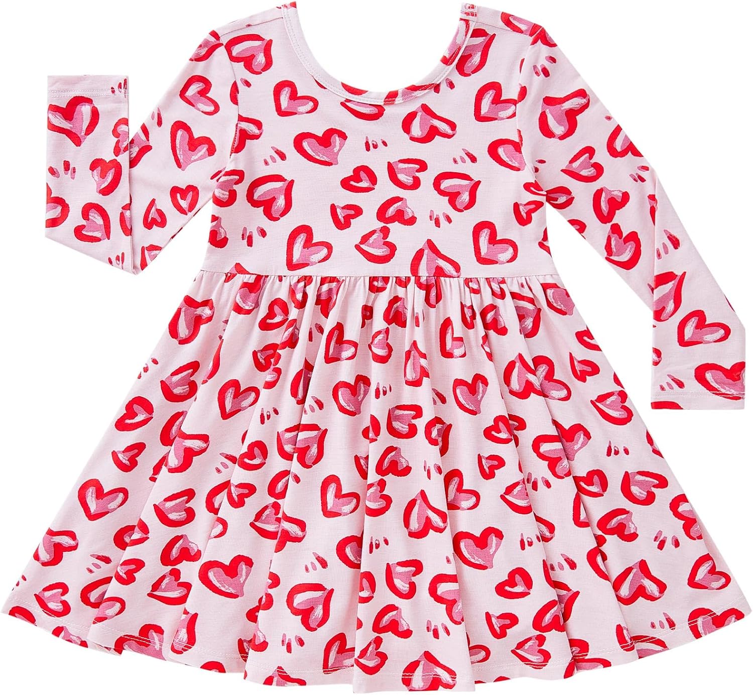 pureborn Baby Toddler Girl Viscose from Bamboo Dress 2-5T