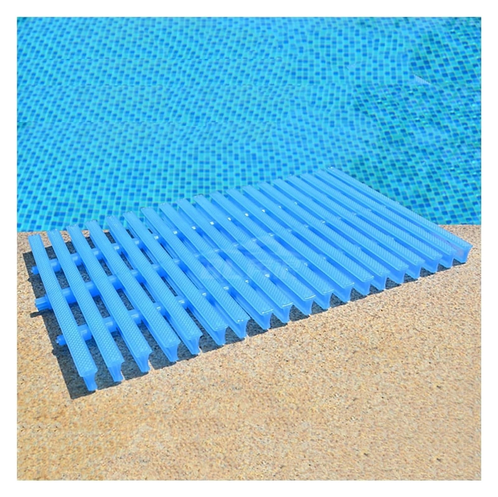 Grille de piscine 25 cm antidérapante pour un drainage sécurisé de terrasse