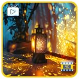 モロッカンランタンの輝き – 魔法のような夜のランタンライト。温かな雰囲気の光とスリープタイマー付きFire TVスクリーンセーバー