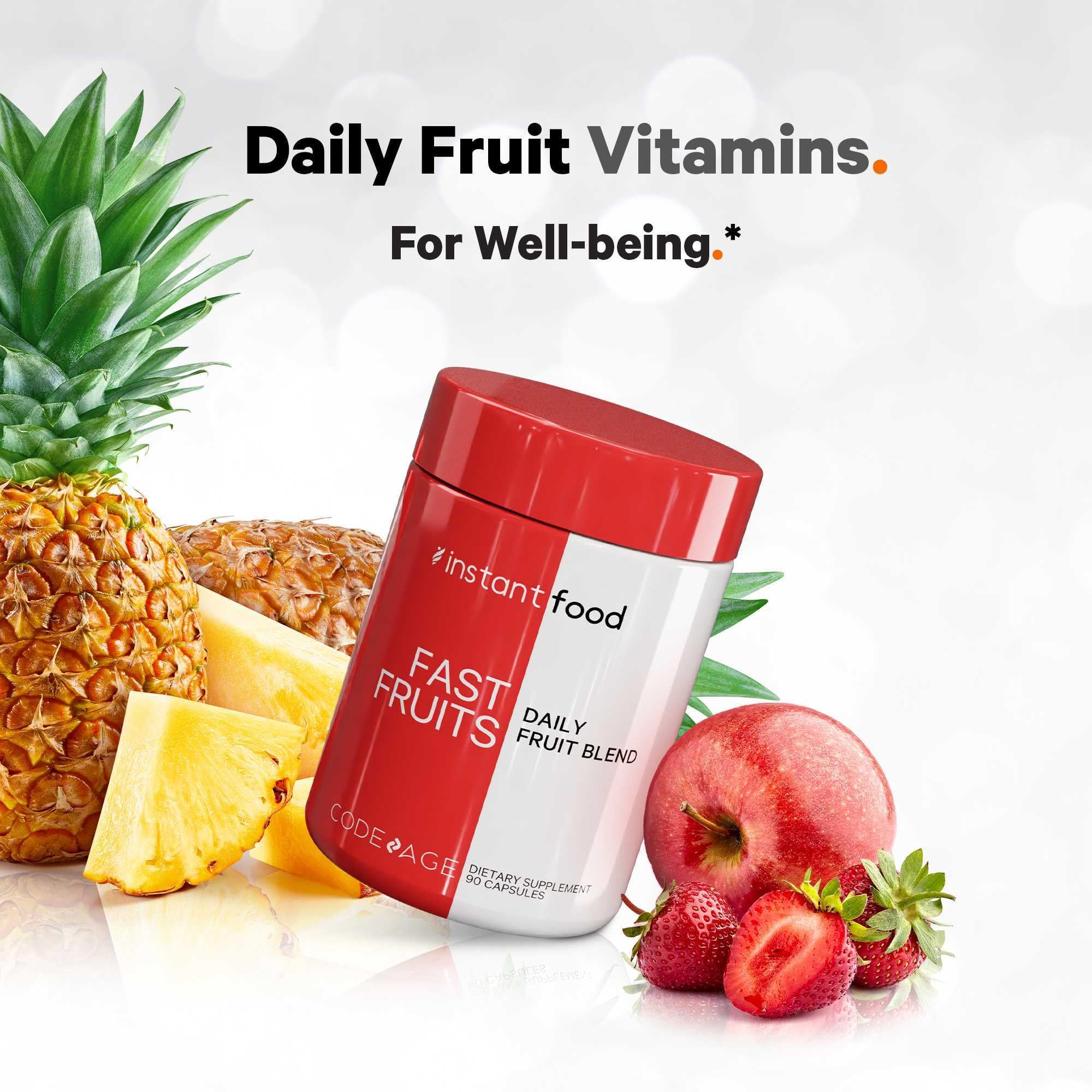 Codeage Instantfood Fast Fruits, 15 Fruit Powders, Berries, 90 Capsules — Amazon image 4