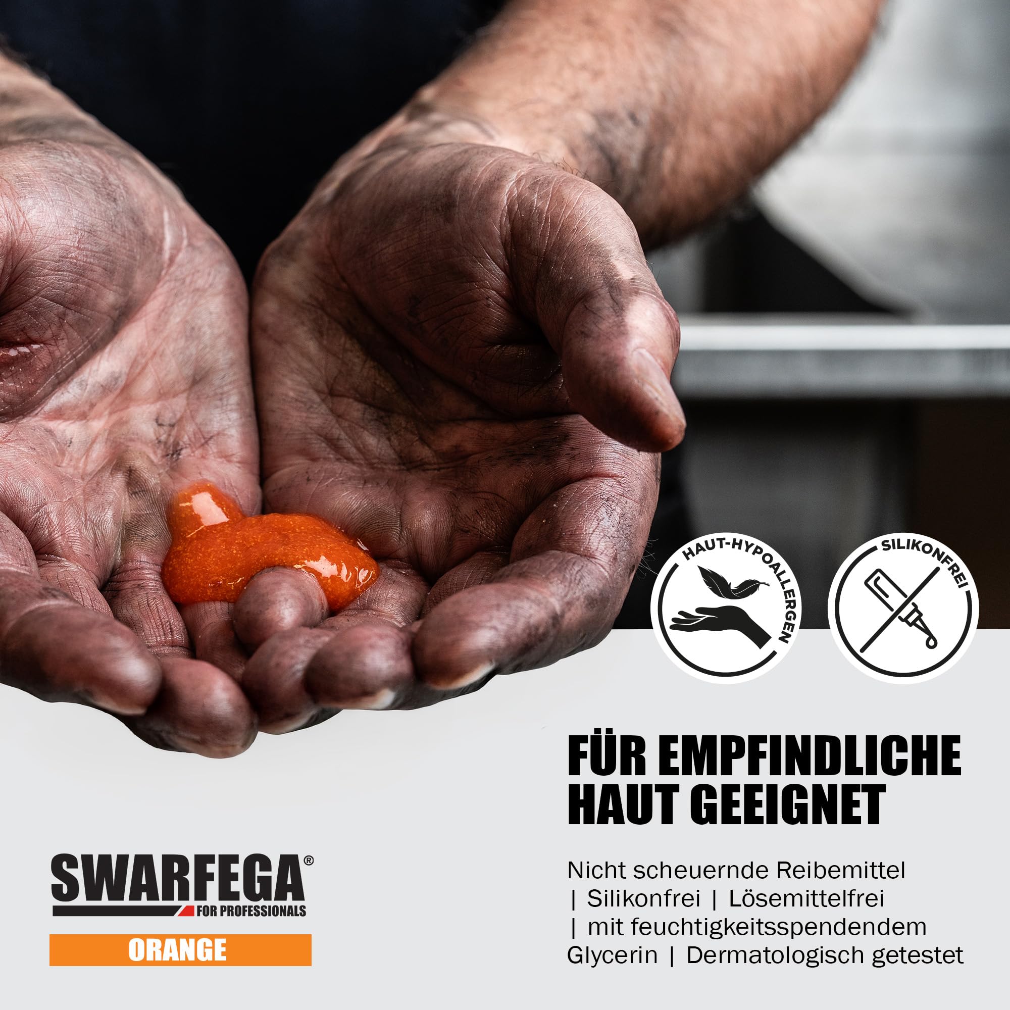 Swarfega Orange Handreiniger 2x1L Pumpe – Für Öl & Schmutz