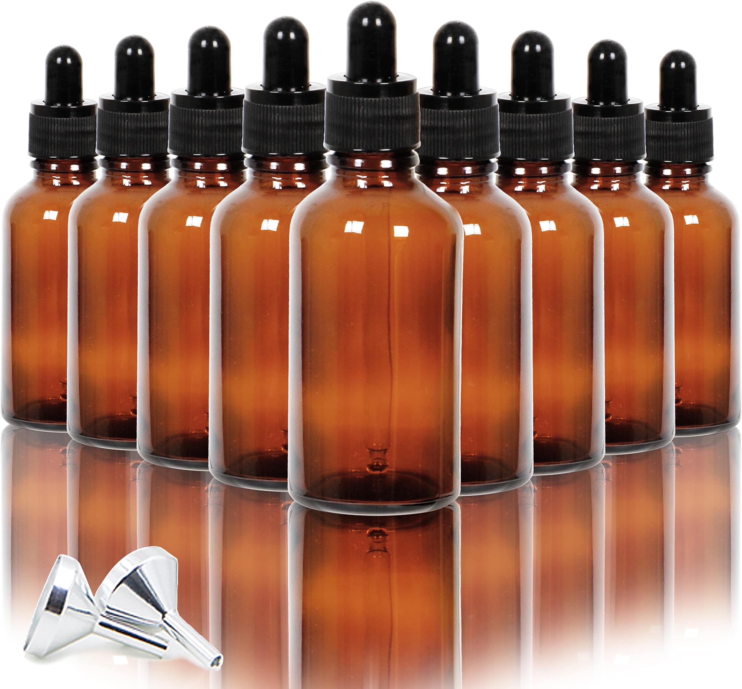 1 Oz Amber Glass Bottles