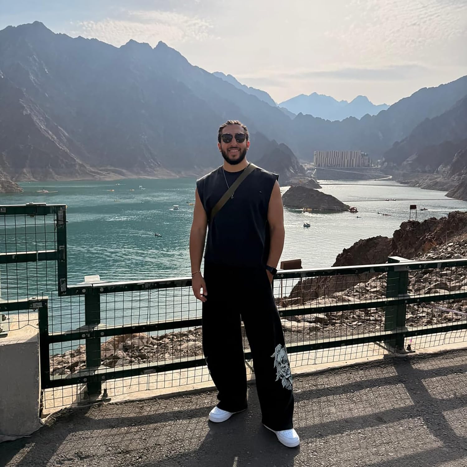 BOOMLEMON Mens Graphic Print Joggers Baggy Casual Workout Pants Bandana Punk Streetwear Sweatpants with Pockets - Image 7