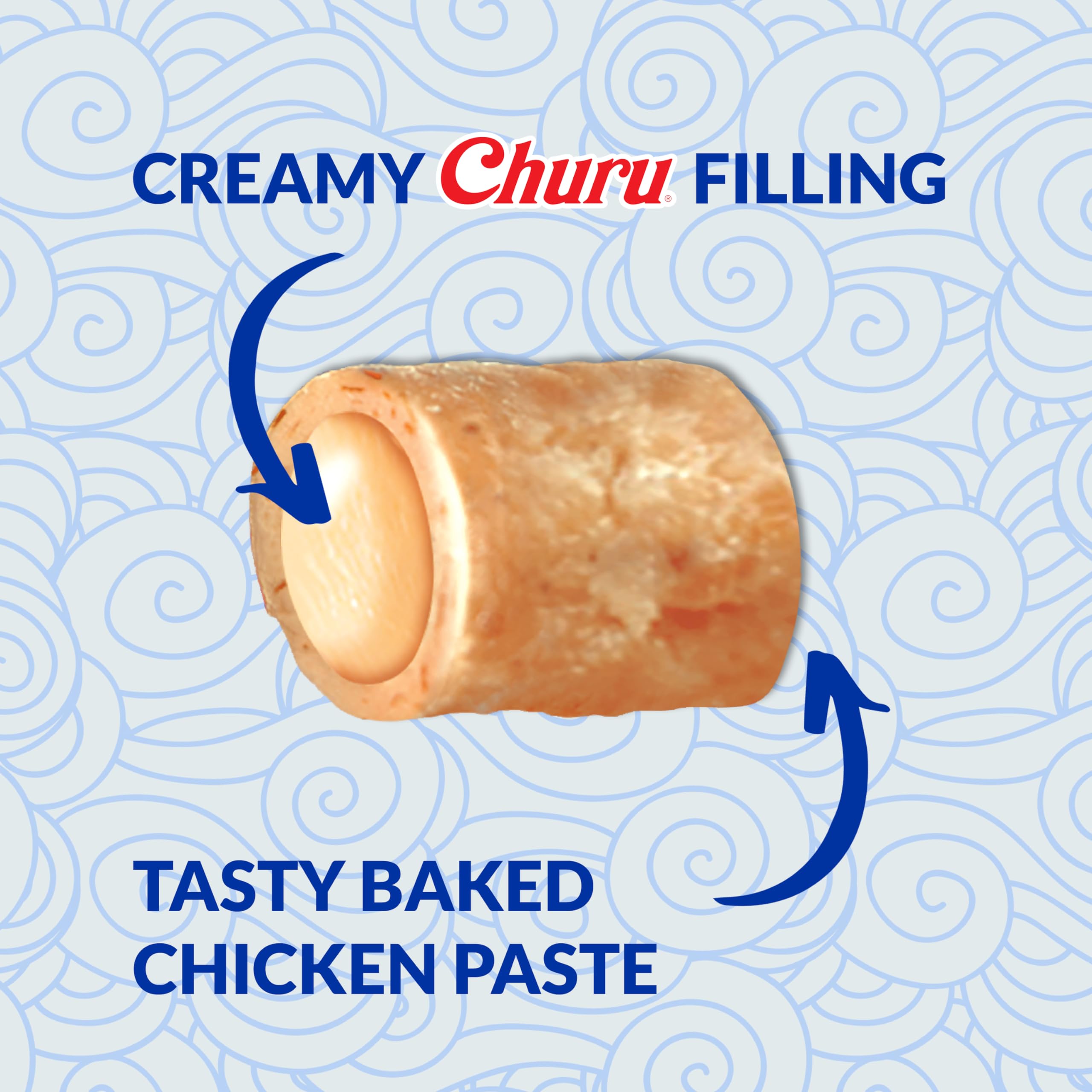 Ciao Churu Bites by INABA Cat Treat, Chicken Flavour (3 x 10g) / Crispy Pouches with Creamy Filling Cat Treat - Image 4