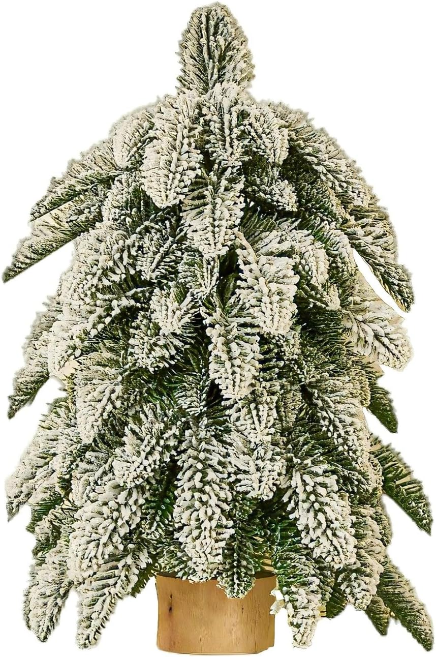 Small Christmas Tree Simulated Norby Pine Tree Nordic Style | 1.5 ft Artificial Tree Ornament Decor | Festive Desktop Decoration | Fluffy and Realistic | Winter Snow Ornaments | Add Holiday Touch Nbs-1.5ft