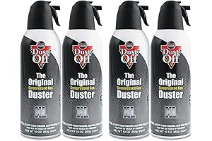 Disposable Compressed Gas Duster, 10 oz Cans, 2 Pack - 2 Pack