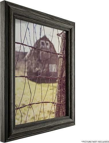 Miniatura 5 de Craig Frames 440BL - Marco de fotos de 22 x 28 pulgadas, acabado de grano de madera, 1.265 pulgadas de ancho, color azul