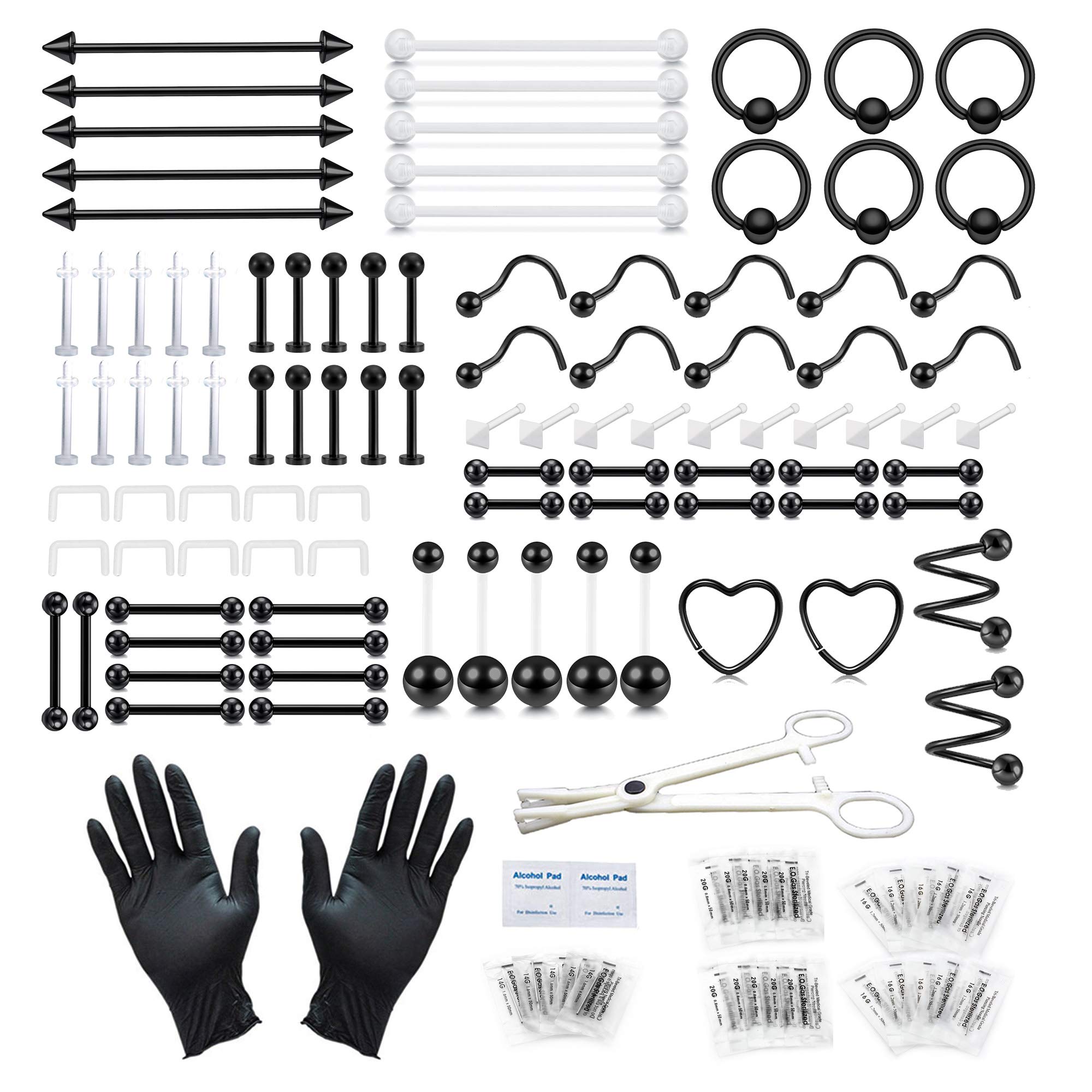 Buy Professional Piercing Kit 14G/16G/20G Piercing Needle Body Piercing