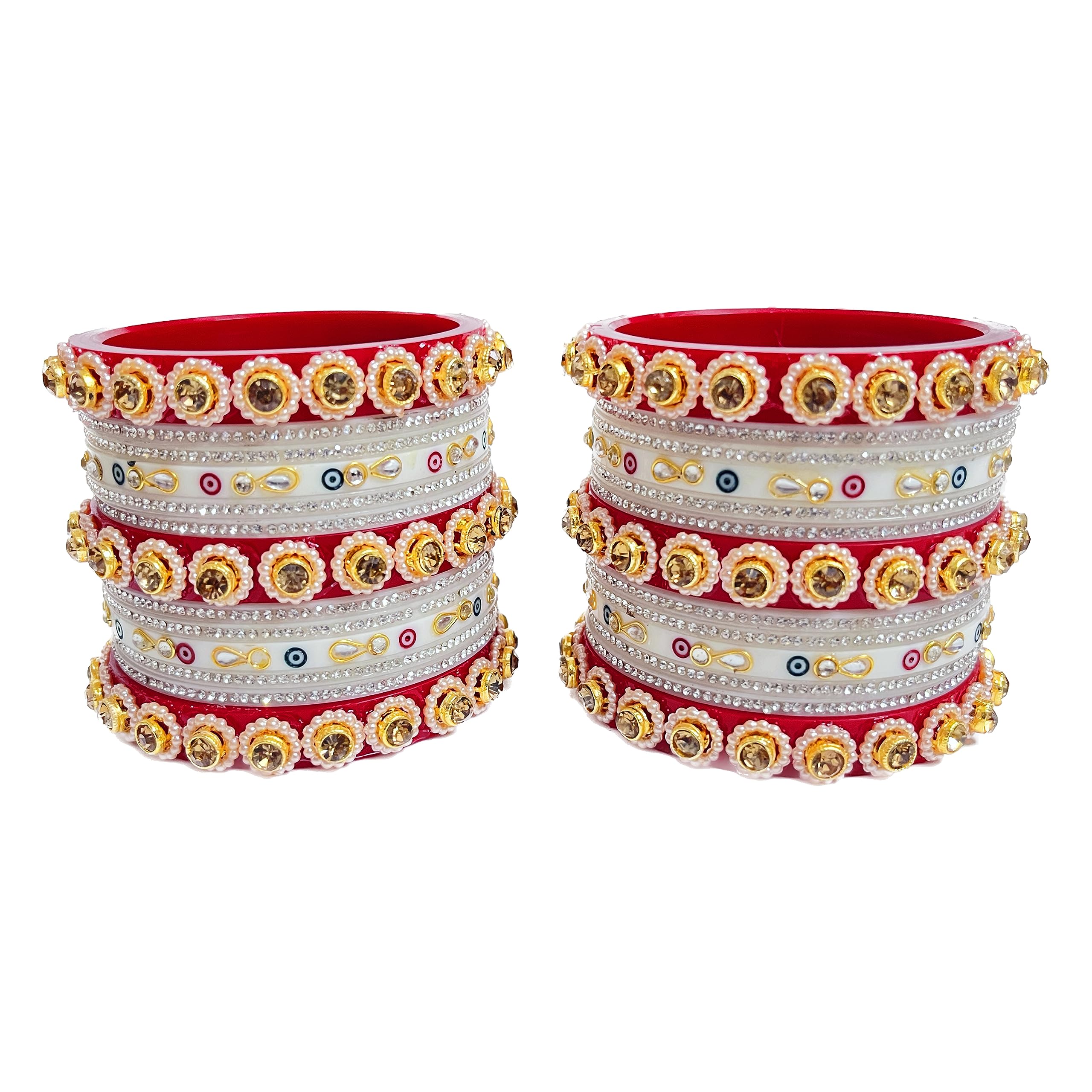 SHINE OF STARS Bridal Chura Set for Womens | Wedding Jewellery Punjabi Chuda | Bridal Chuda Bangles | Designer Chuda for Women (G, 2.8) (B0CH54CVJW) Amazon Price History, Amazon Price Tracker