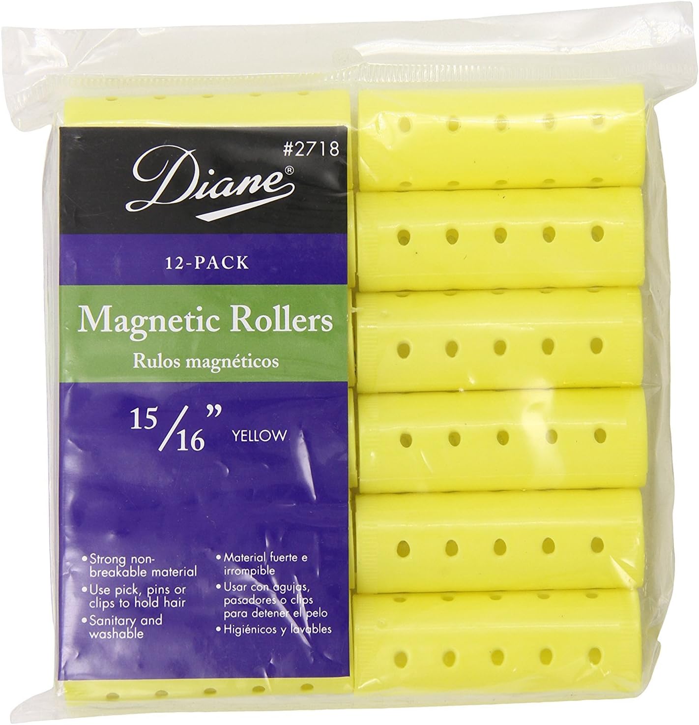Diane Rollers, Yellow, 15/16 Inch Beauty