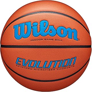 WILSON Evolution - Balones de baloncesto para interiores, tamaño 5, tamaño 6 y talla 7