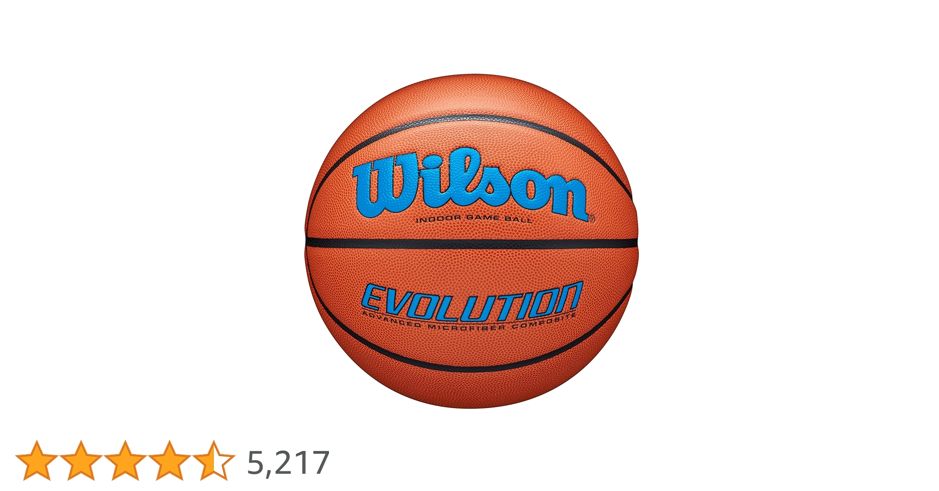 WILSON Evolution Game Basketball - Royal, Size 7-29.5