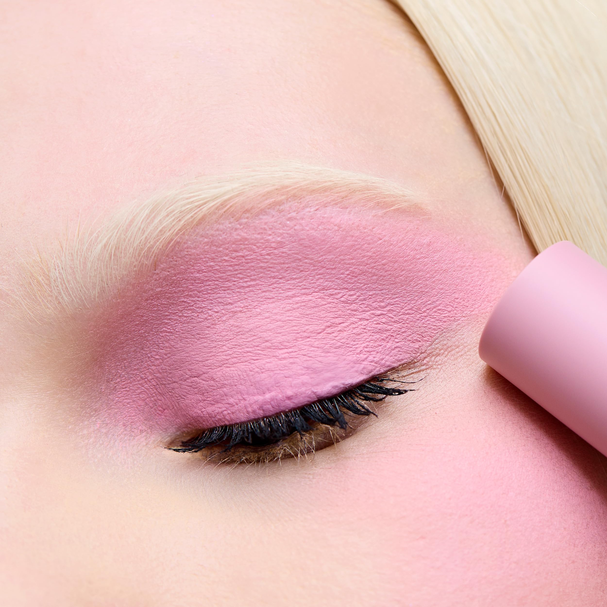 3INA MAKEUP - The 24H Color Liquid Eyeshadow 320 - Pastel pink Liquid Eyeshadow - 24H Long-Wearing Waterproof Formula - Image 2