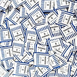 Mawana Refined White Sugar Sachets 5gm, (100 sachets)