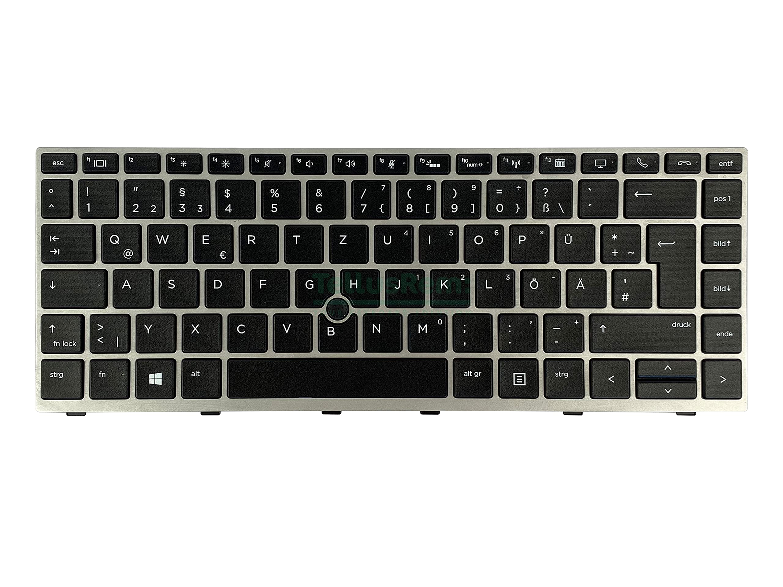 Ersatztastatur für HP EliteBook 840 G5, 840 G6, 745 G5, 745 G6, ZBook 14u G5, 14u G6 – Deutsche Tastatur mit Hintergrundbeleuchtung, QWERTZ Layout, Hochwertiger Laptop Ersatz