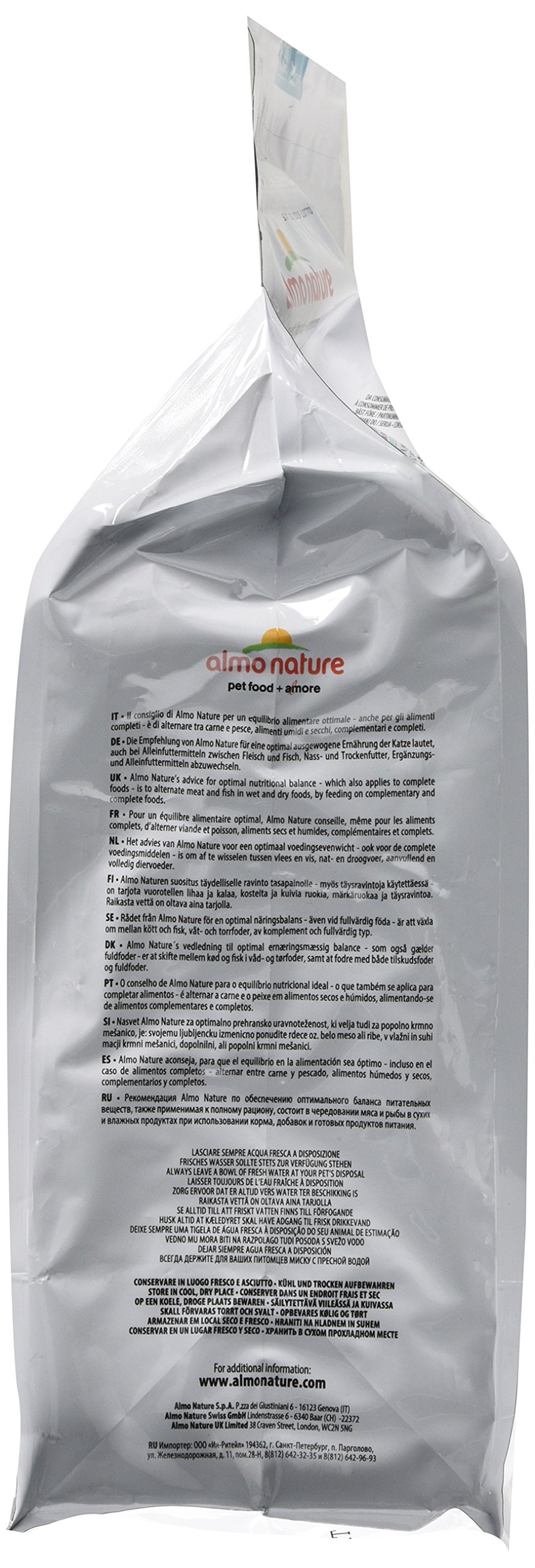 Almo Nature Holistic Anti-Hairball con Carne Fresca - Cibo secco completo per gatti adulti con Salmone Fresco. Sacchetto da 2 Kg