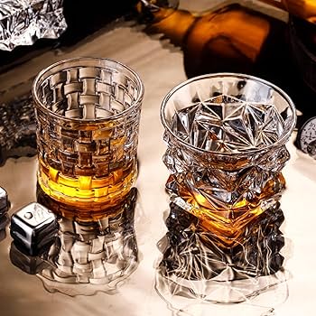 Amazon | Monotory ウィスキーグラス ガラス 280ml ロックグラス