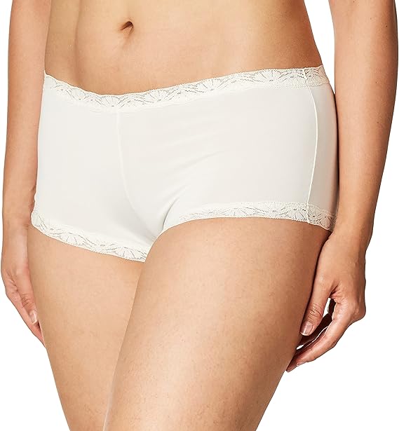 Maidenform Women's Microfiber with Lace Boyshort Panty at Amazon Women’s Clothing store: Boy