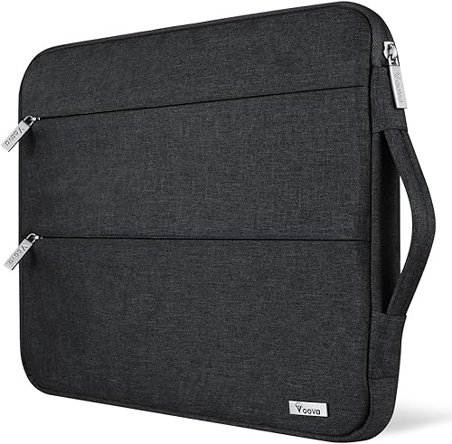 Voova - Funda para laptop de 11.6, 13, 13.3, 14 y 15.6 pulgadas, resistente al agua, bolsa protectora para laptop