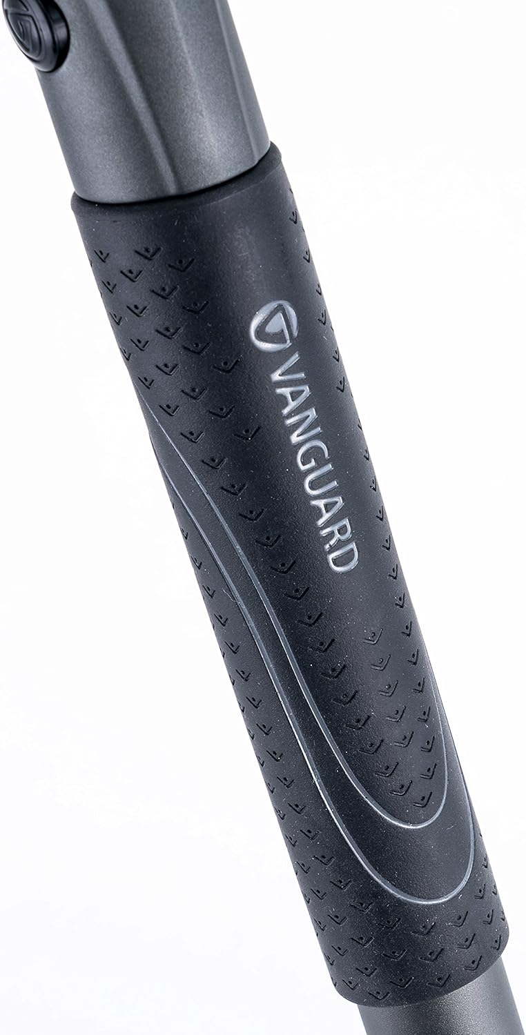 Close-up of Vanguard VEO 2 tripod leg with rubber grip