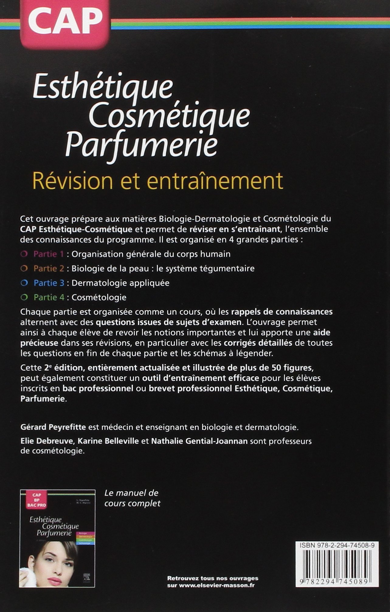 CAP Esthétique Cosmétique Parfumerie. Révision et entraînement: Se Preparer A L Epreuve Ep3